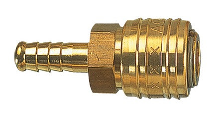 Schnellverschlusskupplung mit Schlauchtülle 6 mm