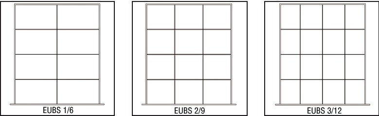 Einteilungsmaterial EUBS-3/12 KH40