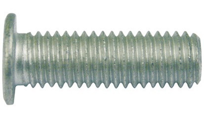 Schraube extremer Flachkopf - 010.9 - Zinklamelle silber - M10 X 30