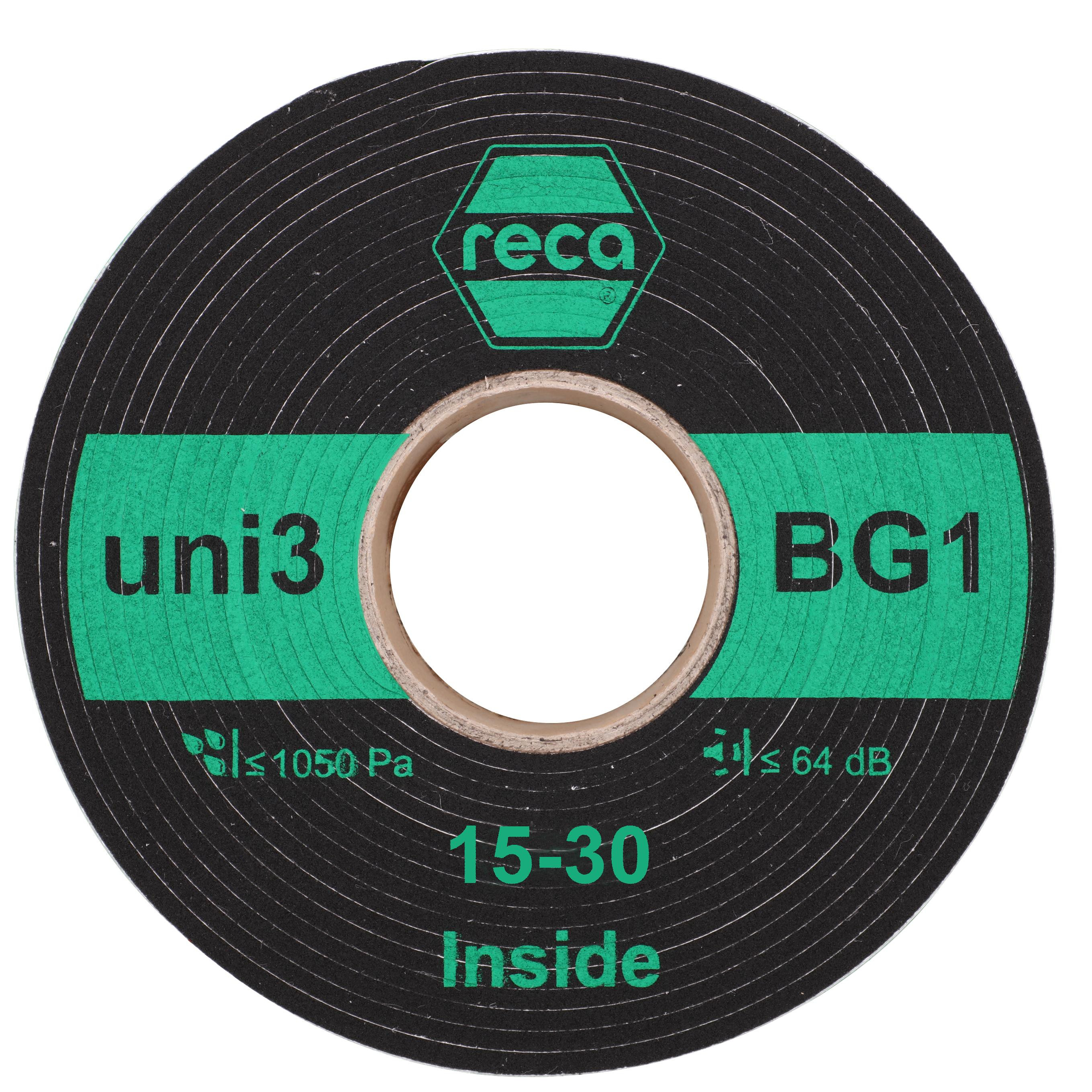 uni3 BG1 Multifunktionsband BG1 und BGR 5 Rollen á 4 m 63/15-30 mm