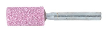 Zylinderschleifstift Durchmesser 16 x 20 mm Schaft 6 mm Edelkorund rosa Korn 60