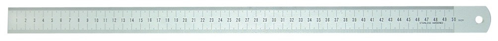 Stahlmaßstab, biegsam, Länge x Breite x Stärke 1000 x 30 x 1,0 mm