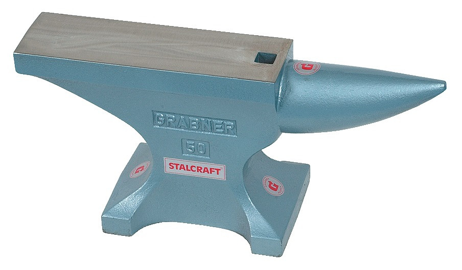 Amboss, mit einem Horn, LxB 575 x 125 mm, Gewicht 75 kg