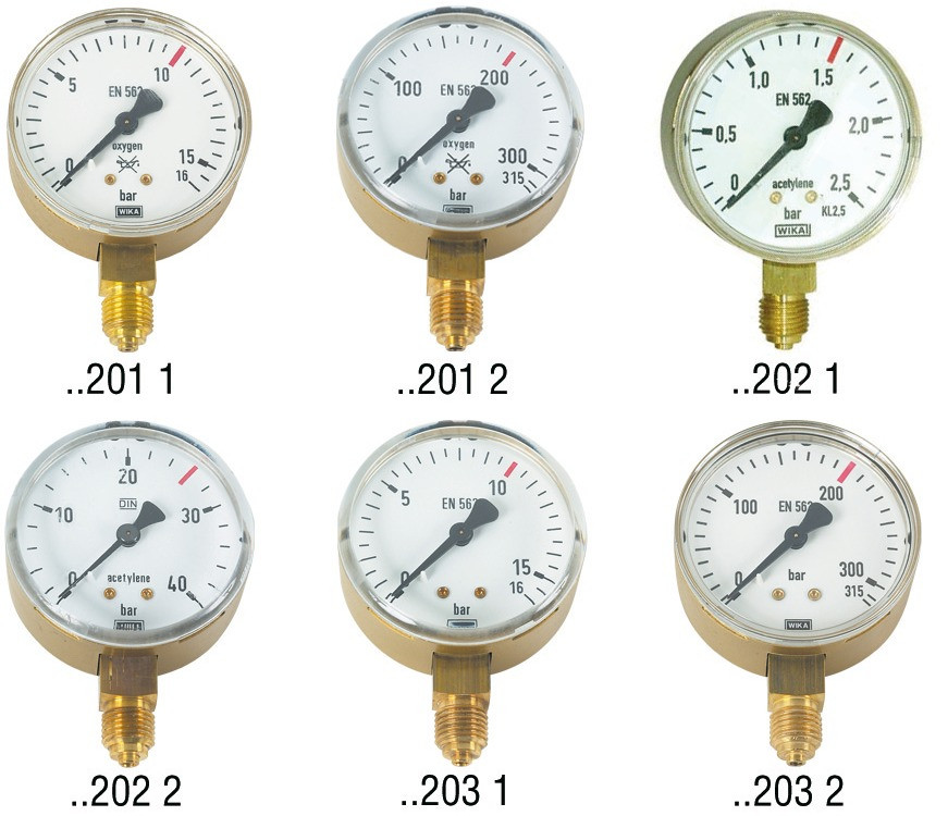 Lorch Manometer Neutral 10/16 bar