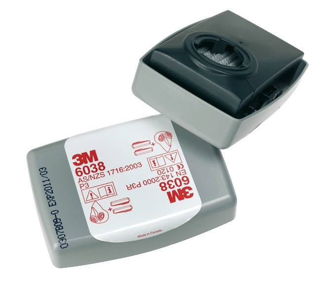 3M Filter 6038 P3R + Aktivkohle (PAAR)