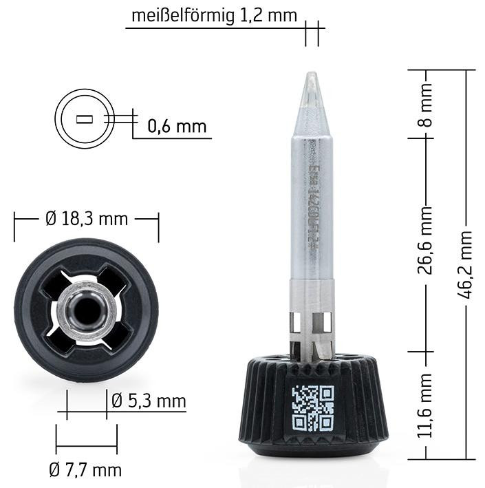 Lötspitze MK2 Ersa meißelförmig 1,2mm