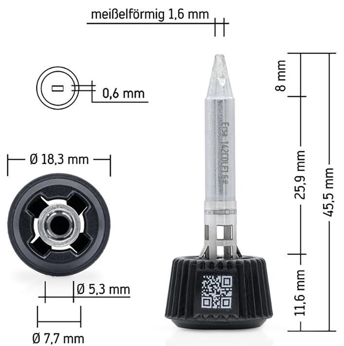 Lötspitze MK2 Ersa meißelförmig 1,6mm
