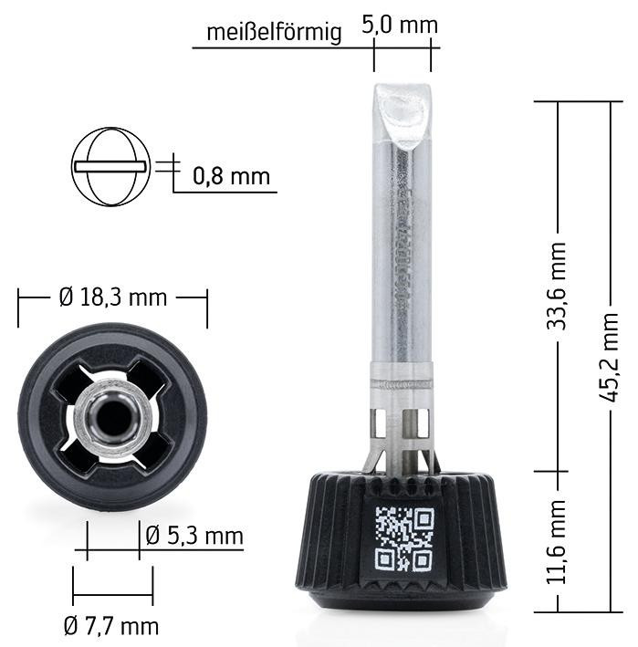 Lötspitze MK2 Ersa meißelförmig 5,0mm