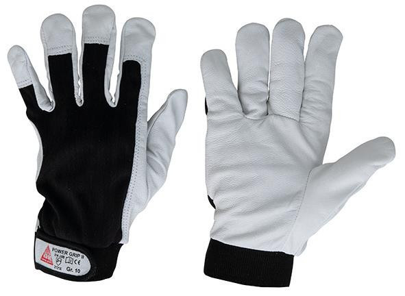 Montagehandschuh Power Grip II mit Klettverschluß Schwarz Gr. 10