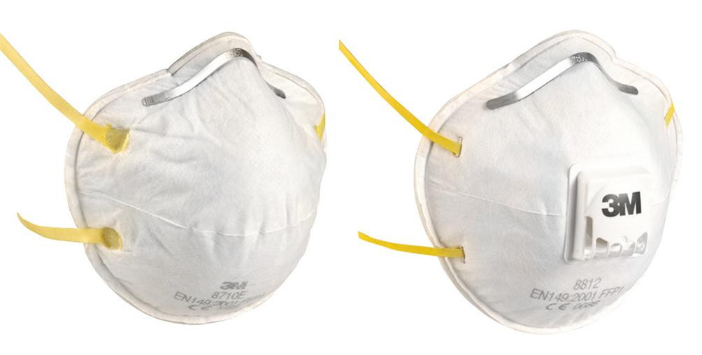 3M Feinstaubmaske Classik FFP1 mit Ventil 8812