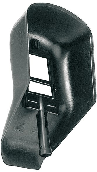 Handschutzschild, mit Freisichtmechanik, Glasgröße 90 x 110 mm