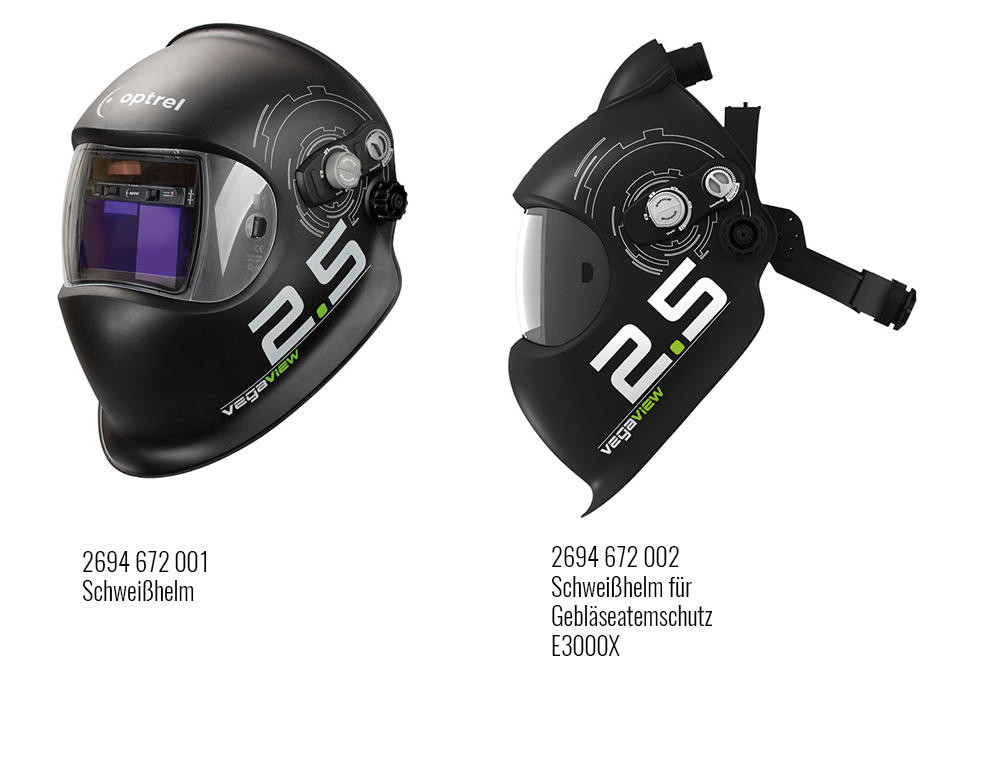 OPTREL Frischluft Schweißhelm Vegaview 2.5