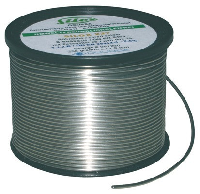 Weichlot Silox 227 S-Sn99Cu1, Gewicht: 250 g, Lot-Stärke: 2 mm