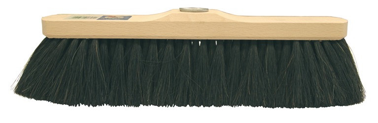 Zimmerbesen Roßhaarborsten 28 cm mit Gewinde