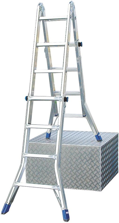Stabilo Sprossen-Gelenk-Teleskopleiter 4x5