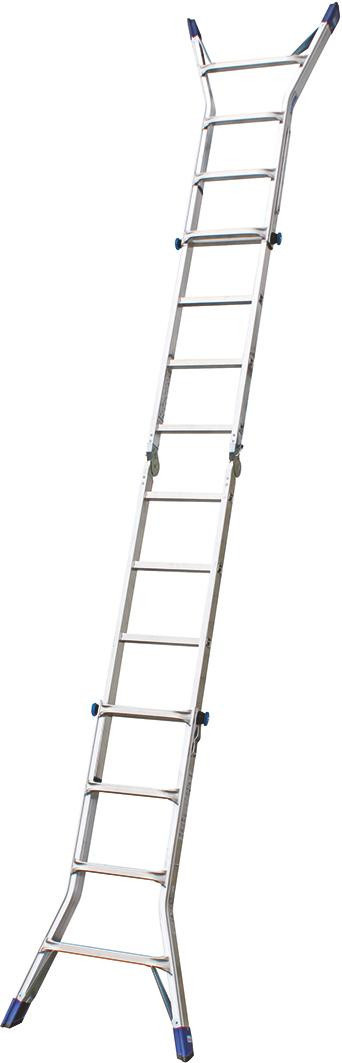 Stabilo Sprossen-Gelenk-Teleskopleiter 4x4