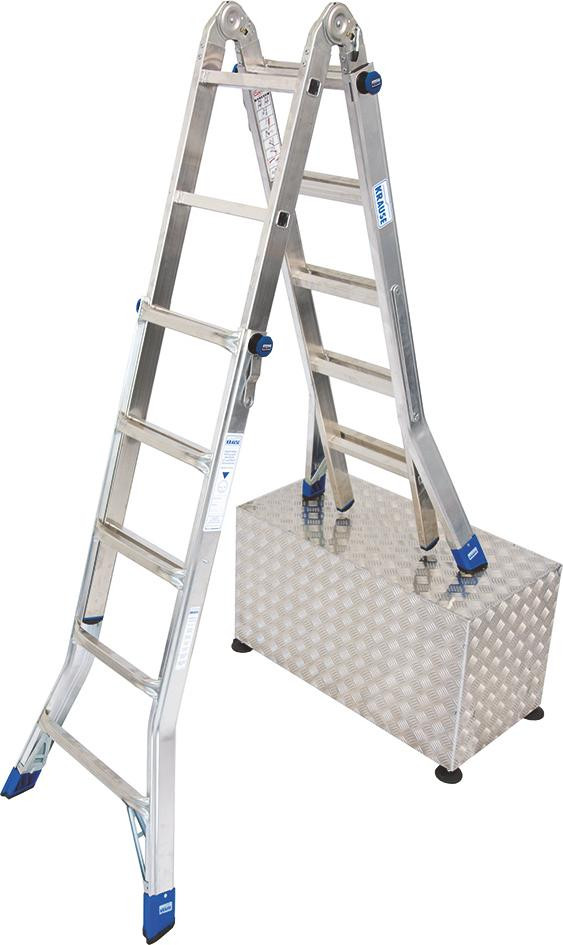 Stabilo Sprossen-Gelenk-Teleskopleiter 4x5
