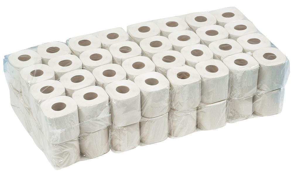 WC-Papier 2-lagig 250 Blatt weiß ( 64 Rollen per Packung) 110789