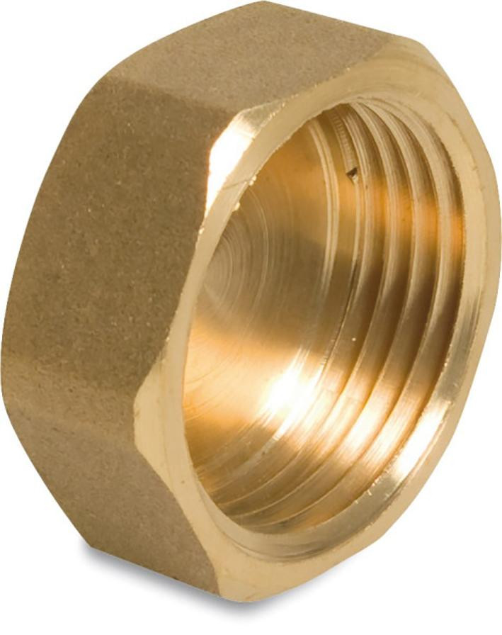 Fig. 300 - Kappe - Messing - blank - 2 1/2 Zoll