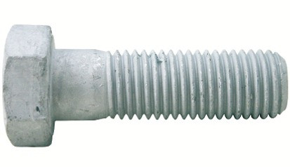 Sechskantschraube ISO 4014 - 8.8U - feuerverzinkt - M10 X 120