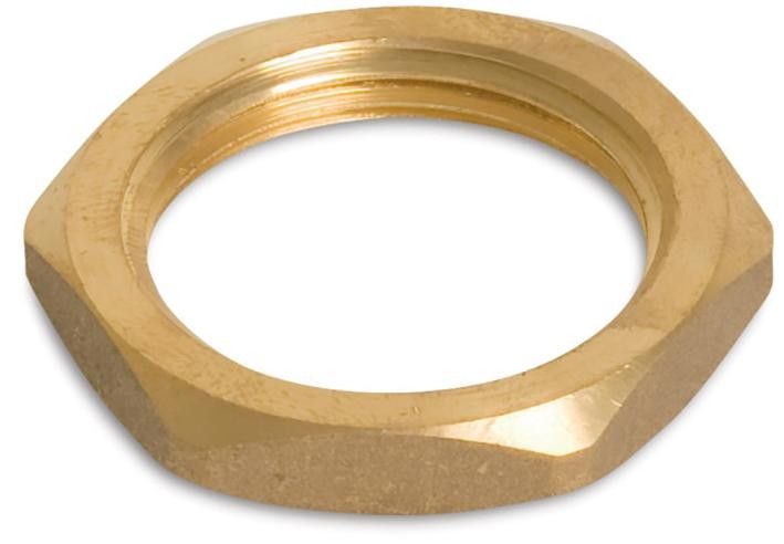 Fig. 310 - Gegenmutter - Messing - blank - 1/4 Zoll