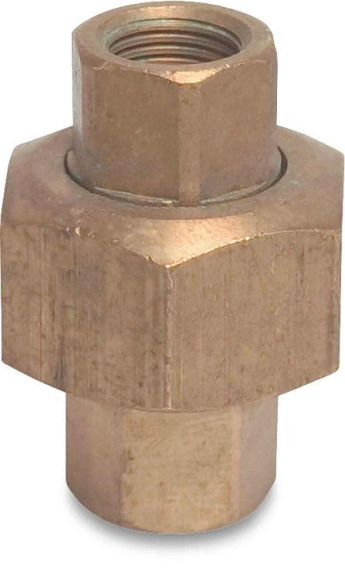 Fig. 340 - Verschraubung, kegelig dichtend - Messing - blank - 5/4 Zoll
