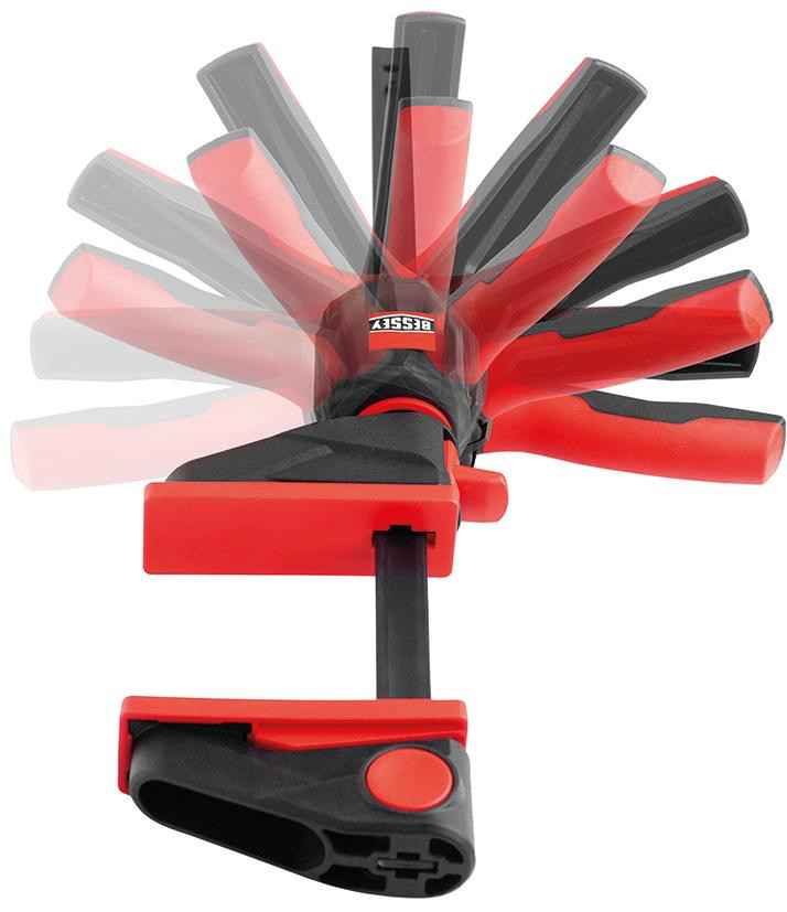 Einhandzwinge mit drehbarem Griff EZ360 300x80