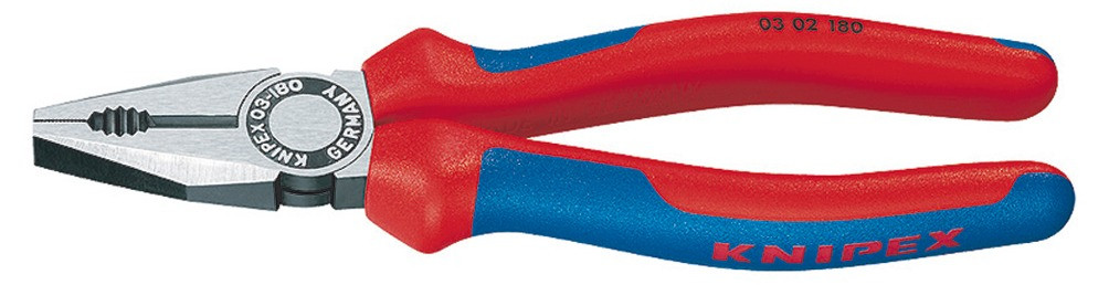 Kombizange DIN 5244 mit 2 Komponenten-Griff 200 mm