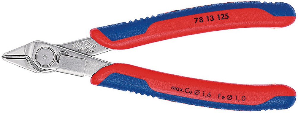 Electronic Super Knips rostfrei mit Drahtklemme 125 mm