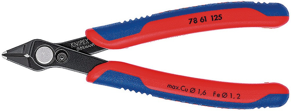 Electronic Super Knips rostfrei brüniert 64 HRC 125 mm