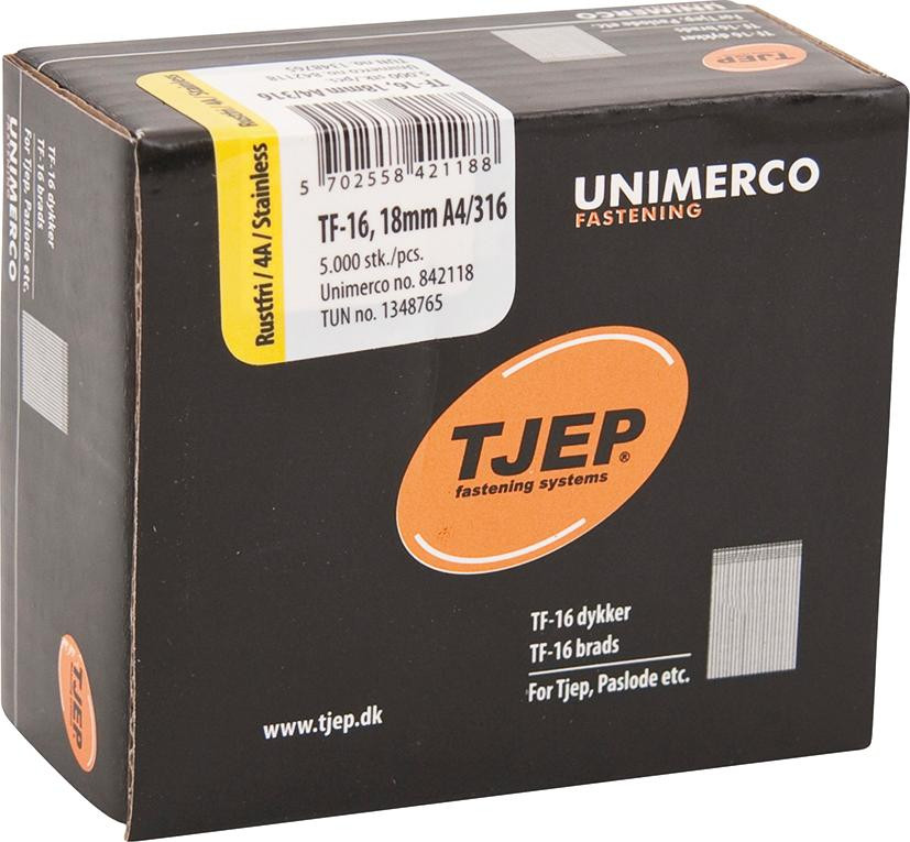 TJEP TF-16 Brads 25mm rostfrei A4 0°