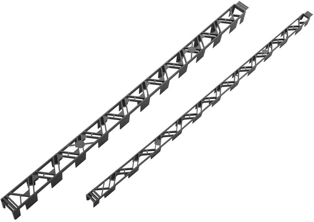 DUALFIX Drunterleisten 30mm aus PVC freien recycling Kunststoff