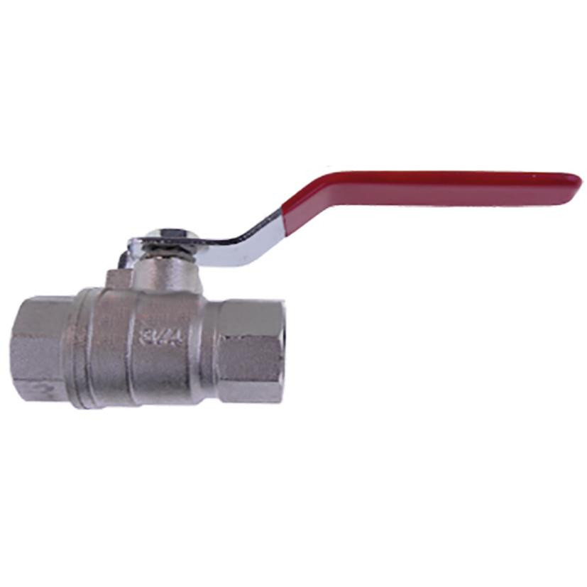 Kugelhahn Messing mit Innengewinde 1 Zoll