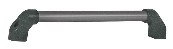 RECA MAXMOBIL Abschlußbügel für SW/MW anthrazit, mit Griffschenkel RAL 7016 AB 315-R