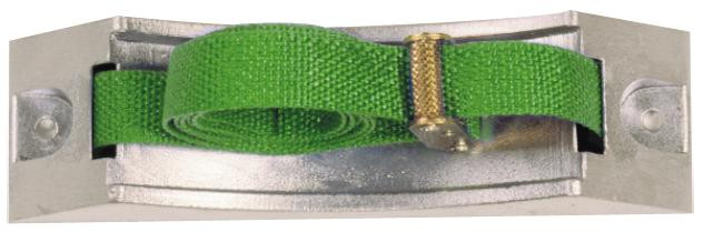 RECA MAXMOBIL Flaschenhalterung inklusive Gurt für Flaschen 5/11 kg XFFH-6-24-4-R