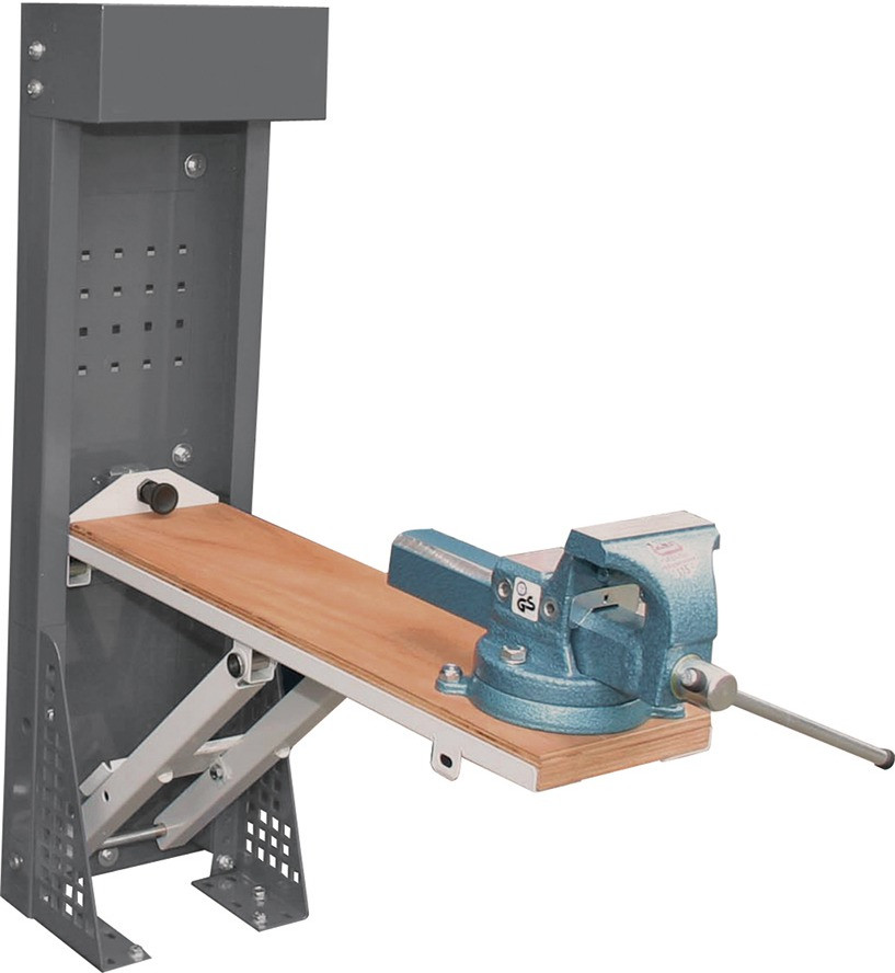 RECA MAXMOBIL Werkplatte klappbar "Stabilo" Abm. Platte 30 x 180 x 650 mm, RAL 7016 Struktur XWP.30-18-65-R