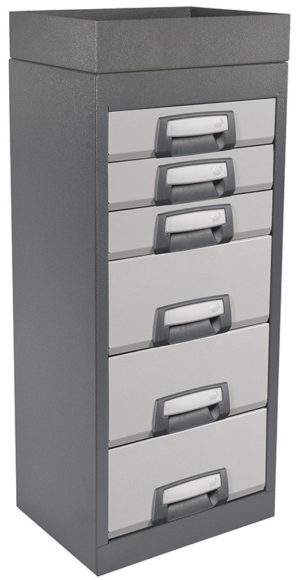 RECA MAXMOBIL Flügeltürschrank 1400 x 500 x 350 mm, Gehäuse RAL 7016 Struktur XFS 140-50-3-R