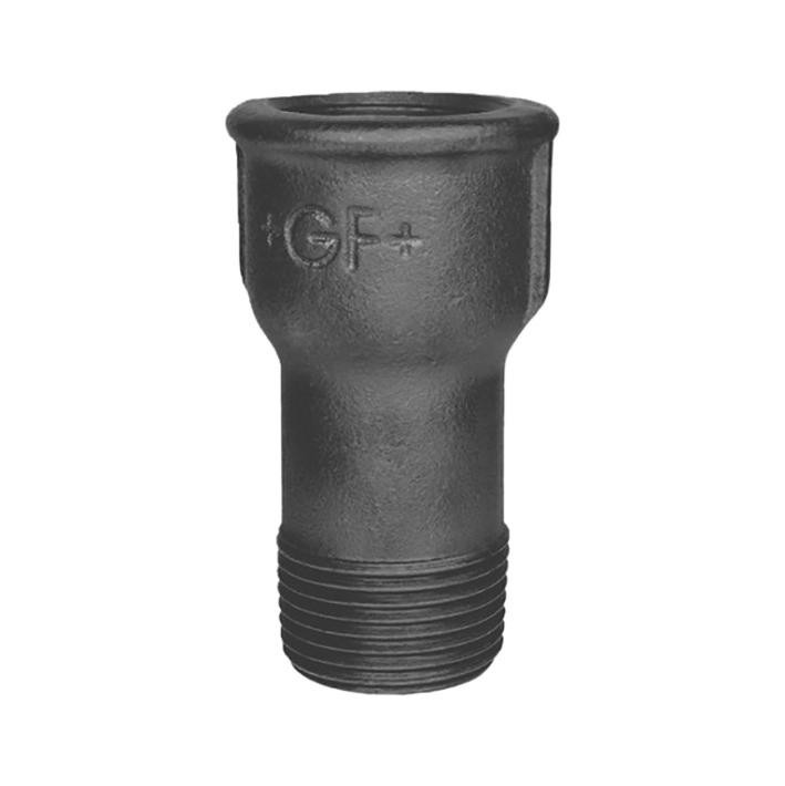 Fig. 526 - Verlängerung - Temperguß - blank - 1/2 Zoll x 100 mm ( +GF+ )