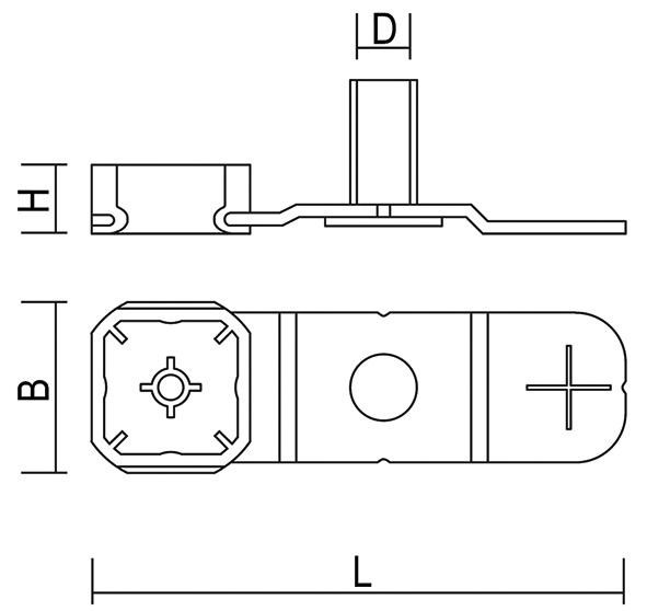 Schellenabhänger ATR 8C, M8x10 mm