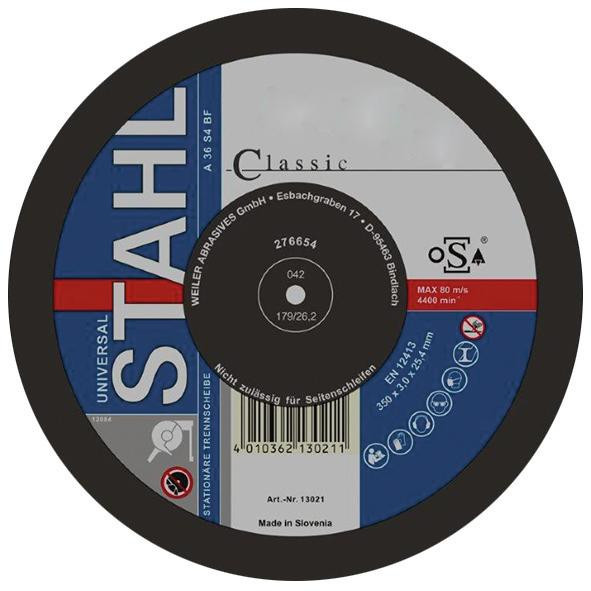 TRENNSCHEIBE 350/356 x 3,0 x 25,4 A46N4BF68M