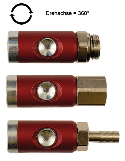 DL-Sicherheitskupplung DN 7,4 m. Slt. 13 mm