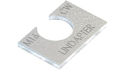 Lindapter® Unterlegscheibe Typ CW - Stahl - verzinkt blau - CW08