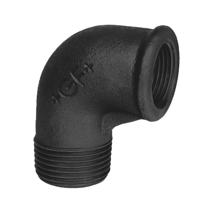 Fig. 92 - Winkel 90° - Temperguß - blank - 2 1/2 Zoll ( +GF+ )