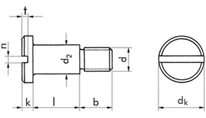 Flachkopfschraube DIN 923 - 5.8 - verzinkt blau - M8 X 20