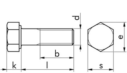 Sechskantschraube ISO 4014 - 10.9 - Zinklamelle silber+Topcoat - M16 X 180