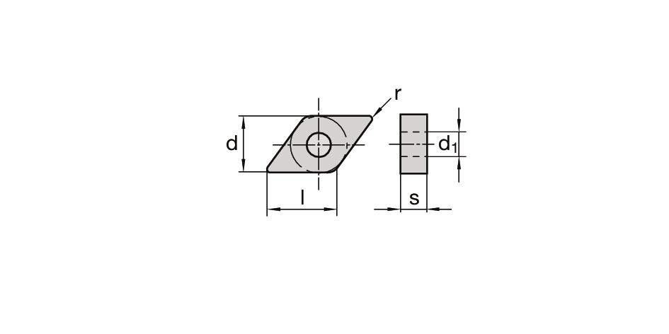 Wendeplatte DNMG 150608-MP BCP25T