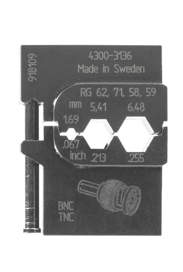 GEDORE Modul-Einsatz für Koax-Verbinder RG 58/59/62/71 -8140-14- Nr.:1830694