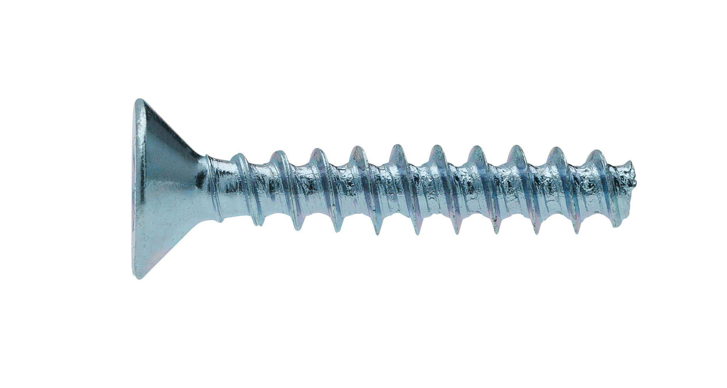 PT-Schraube mit Senkkopf - WN 1423 - Stahl - verzinkt blau - 3,5 X 10 - TX15