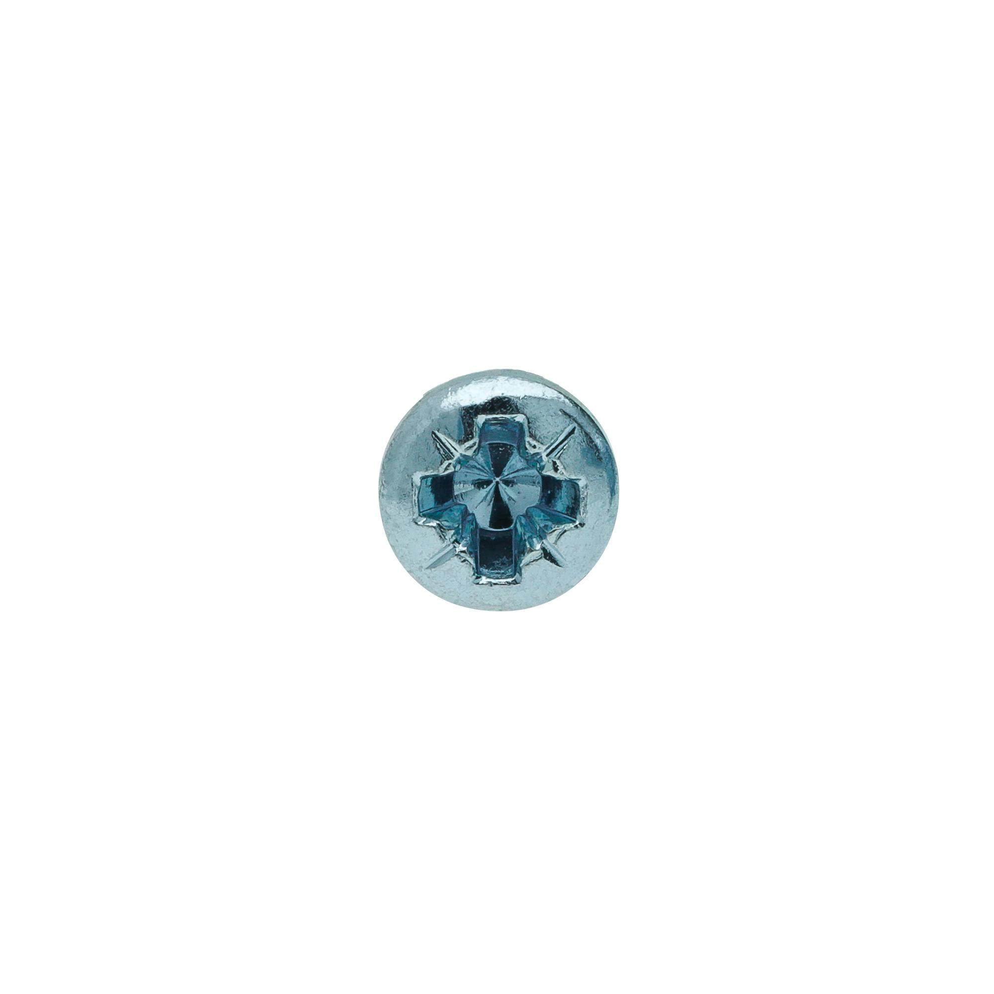 PT-Schraube mit Linsenkopf - WN 1412 - Stahl - verzinkt blau - 2,5 X 5 - PZ1