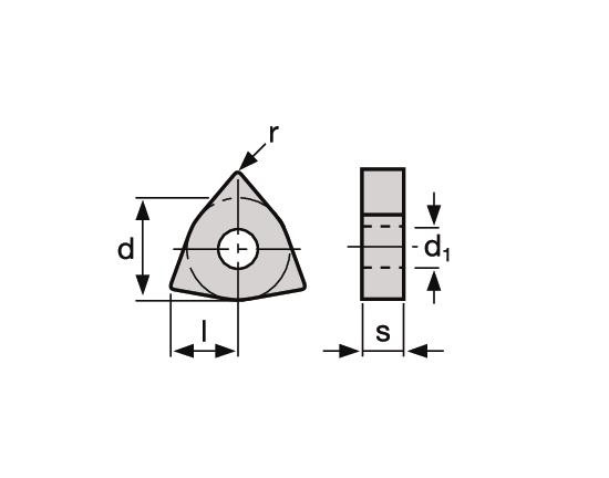 Wendeplatte WNMG 080412-MP BCP15T